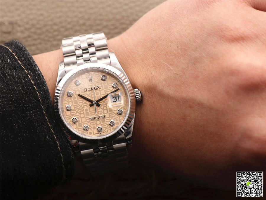 Replica R01ex Datejust M126234-0023 1:1 Best Edition EW Factory D1am0nd Dial