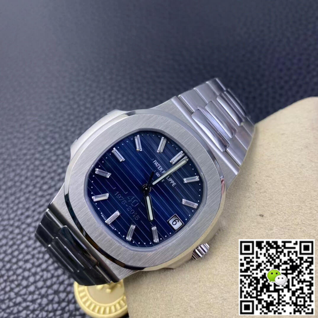 Replica Pat*k Phi1i*pe Nautilus 5711/1P 40th Anniversary 1:1 Best Edition PPF Factory Blue Dial