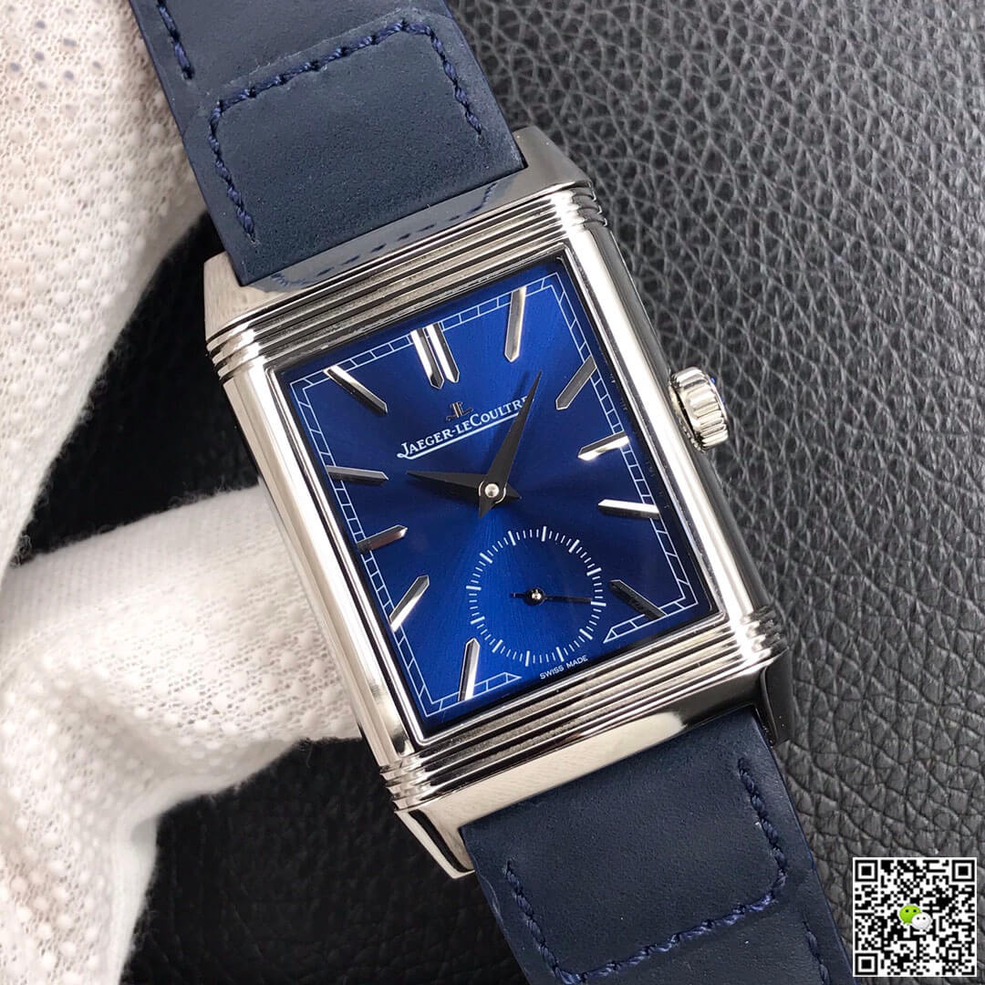Jaeger Lecoultre Replica Reverso Flip 1:1 Best Edition MG Factory Stainless Steel Blue Dial