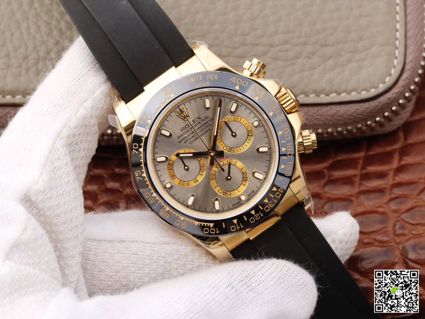 Replica R01ex Daytona Cosmograph 116518LN 1:1 Best Edition JH Factory Silver Gray Dial