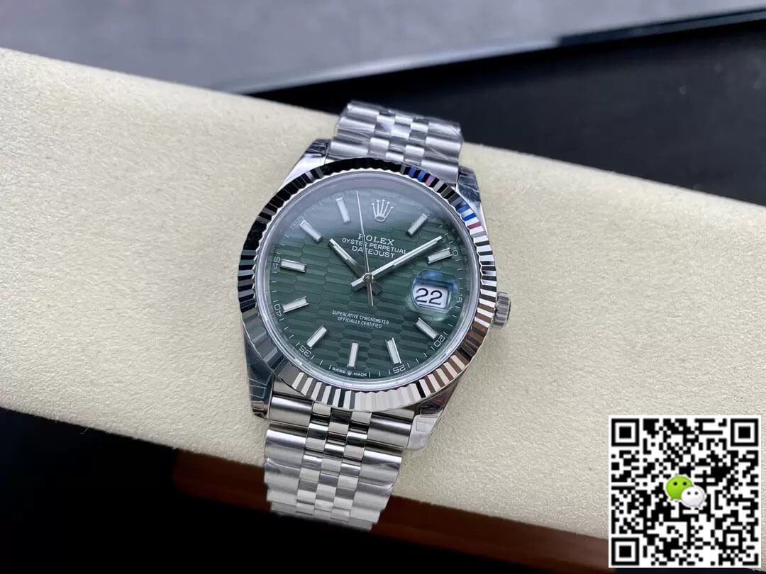 Replica R01ex Datejust M126334-0030 41MM 1:1 Best Edition VS Factory Green Dial