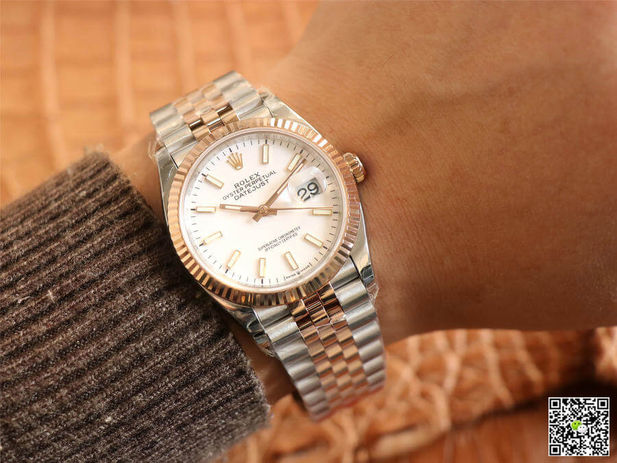Replica R01ex Datejust M126231-0017 1:1 Best Edition EW Factory White Dial