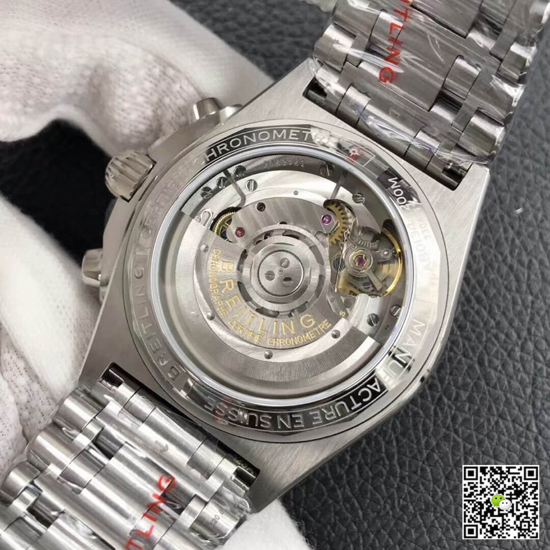 Replica Breitling Chronomat AB0134101B1A1 1:1 Best Edition GF Factory Stainless Steel Black Dial