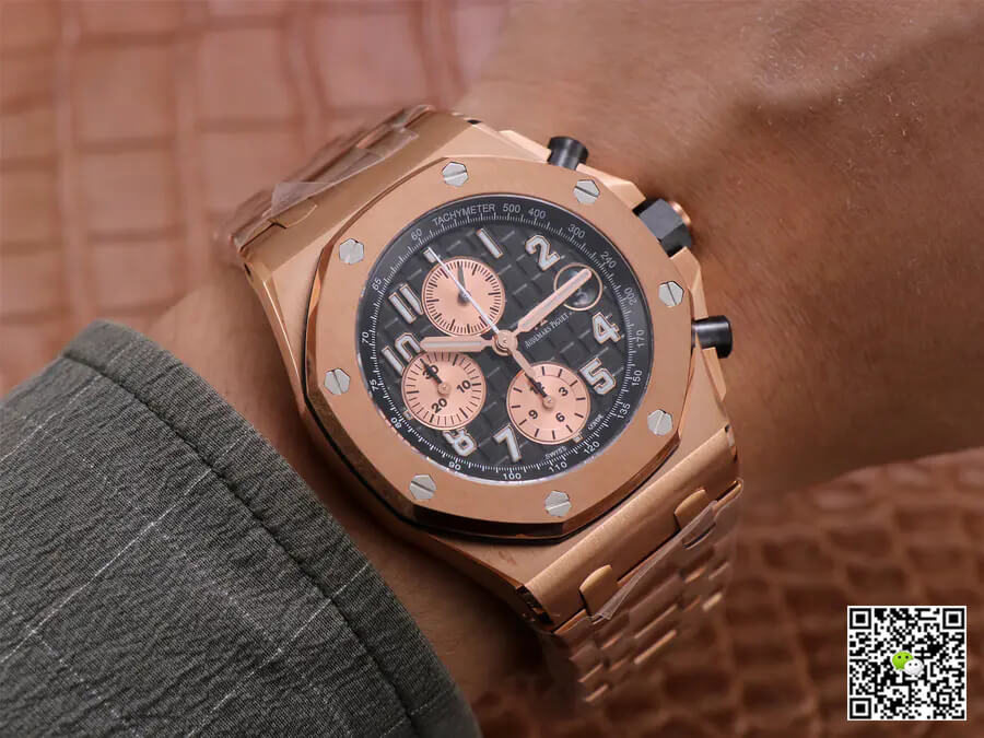 Replica Audemars P1g*et Royal Oak Offshore 26470O 1:1 Best Edition JF Factory Black Dial