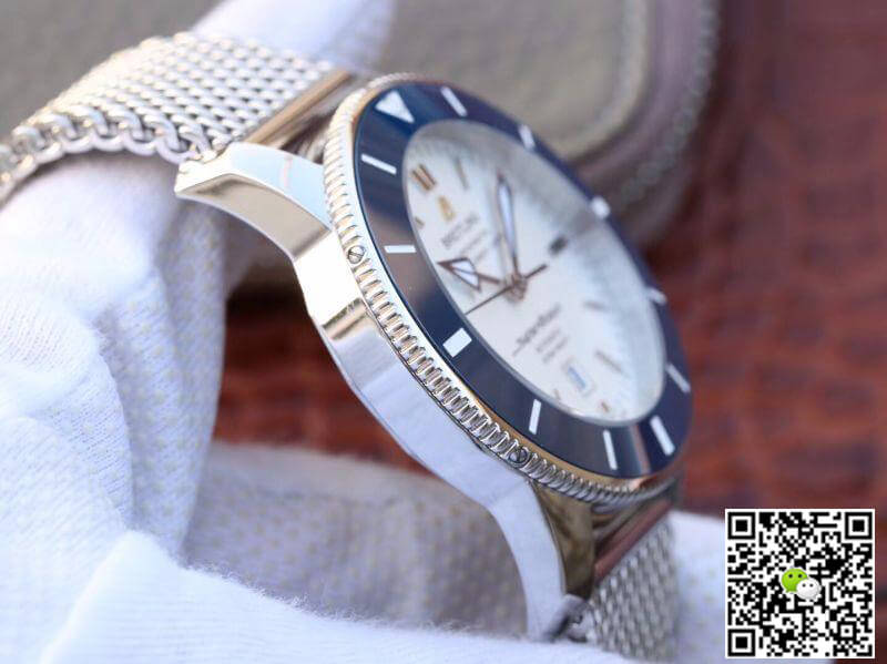 Breitling Replica S*perocean Heritage II AB201012 GF Factory 1:1 Best Edition Swiss ETA9015 White Dial
