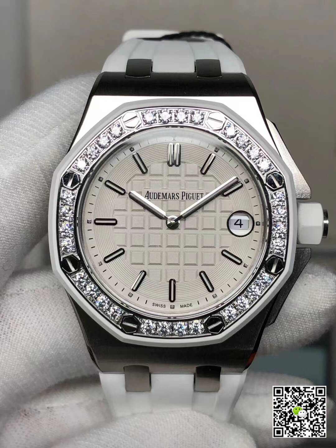 Replica Audemars P1g*et Royal Oak Offshore 67540SK.ZZ.A010CA.01 1:1 Best Edition White Dial