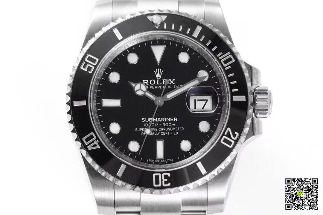 R01ex Submariner Replica 116610LN-97200 1:1 Best Edition ZF Factory Black Dial Stainless Steel Strap
