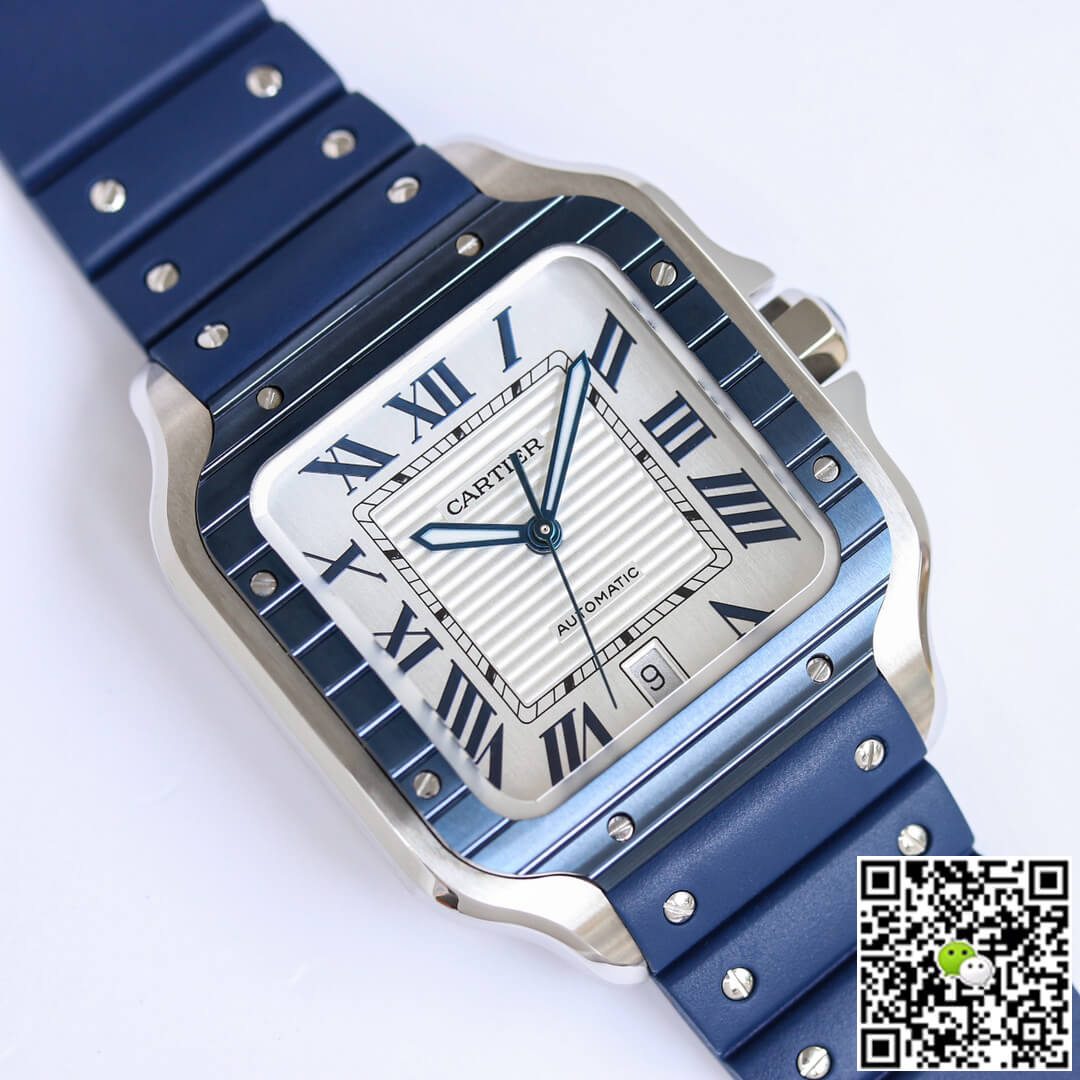 Replica Ca*t1er Santos 1:1 Best Edition GF Factory Rubber Strap