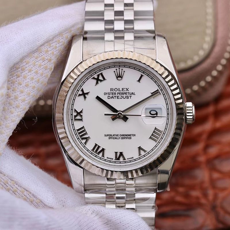 Replica R01ex Datejust 116234 36mm 1:1 Best Edition White Dial