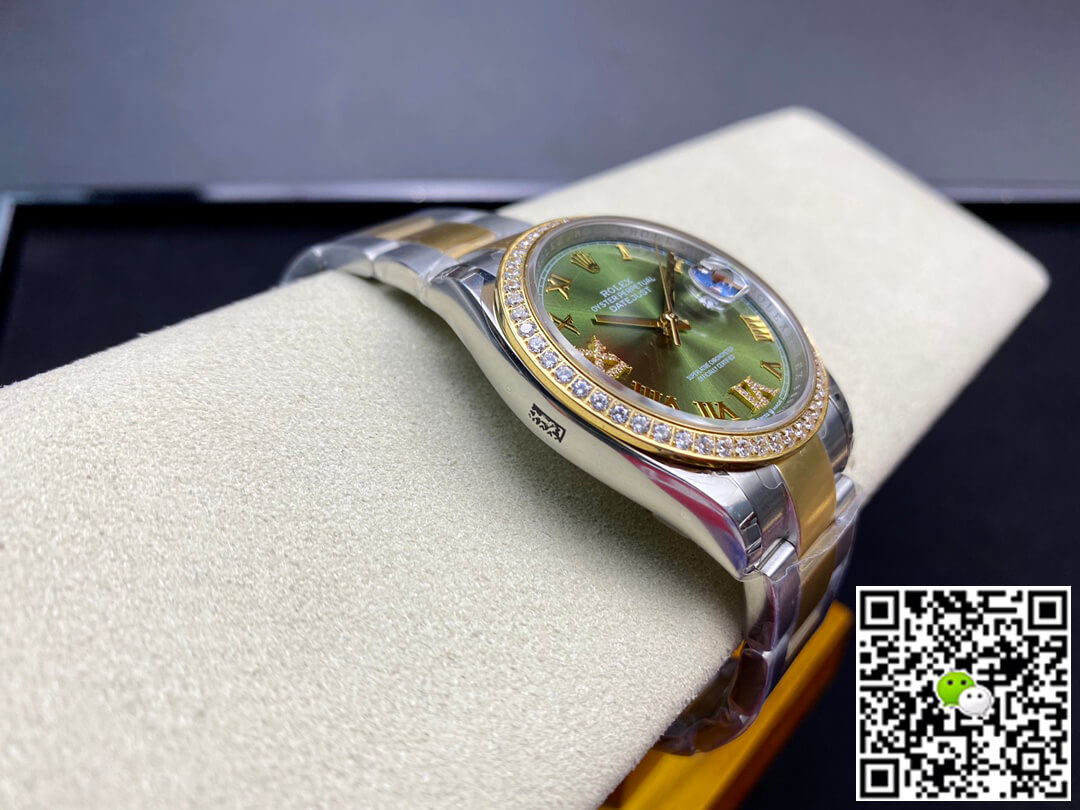 Replica R01ex Datejust M126283RBR-0012 1:1 Best Edition EW Factory Green Dial