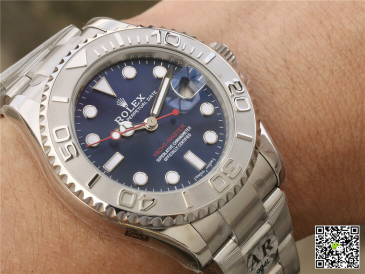 Replica R01ex Yacht Master 268622 1:1 Best Edition AR Factory Blue Dial