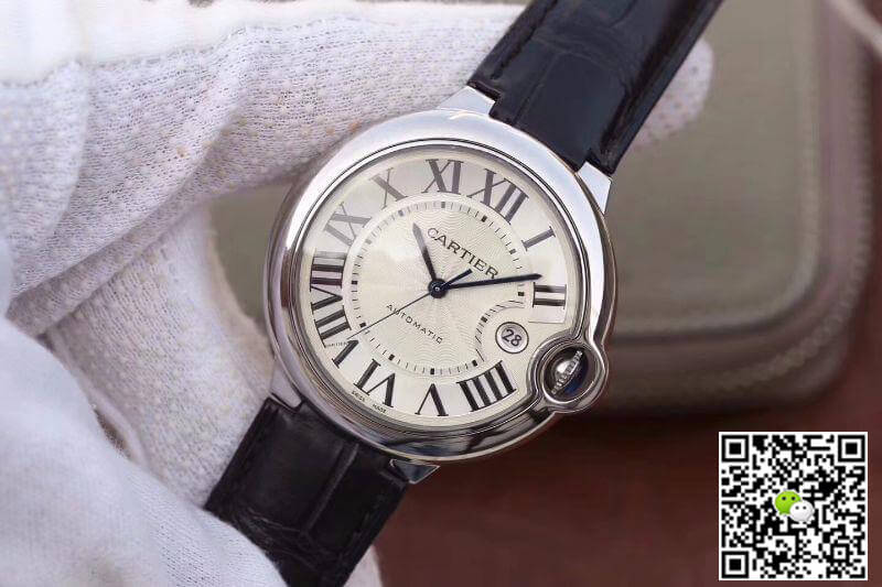 Replica Ballon Bleu De Ca*t1er 42 WGBB0018 V9 Factory Mechanical Watches 1:1 Best Edition Swiss ETA2824-2 Platinum Wrapped
