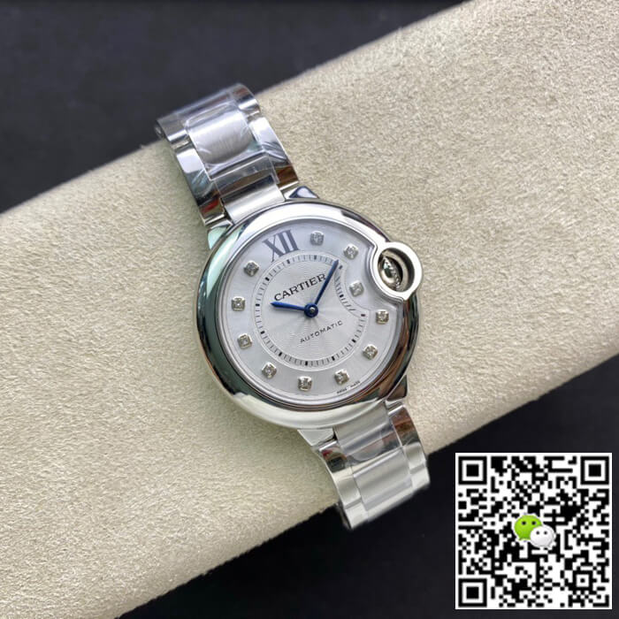 Replica Ballon Bleu De Ca*t1er WE902074 33MM 1:1 Best Edition V6 Factory White Dial