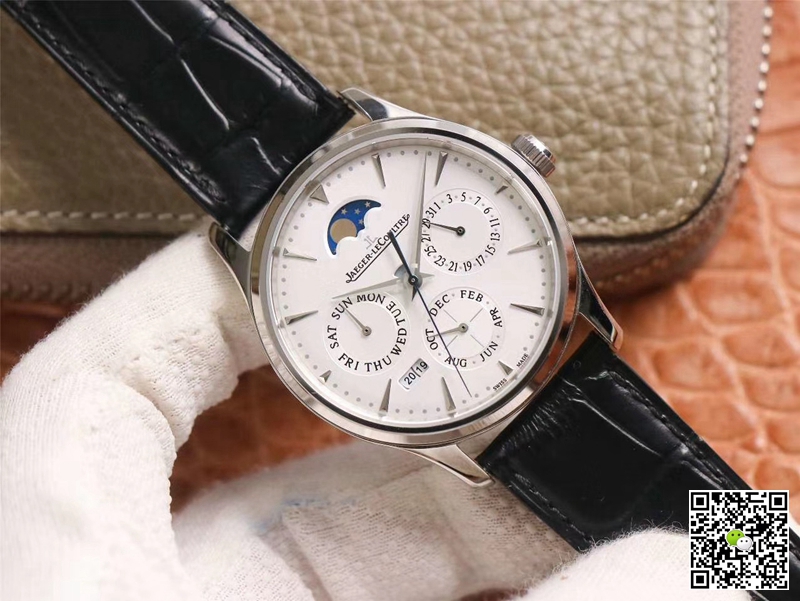 Replica Jaeger LeCoultre Master Ultra Thin 130842J 1:1 Best Edition V9 Factory White Dial Swiss ETA868