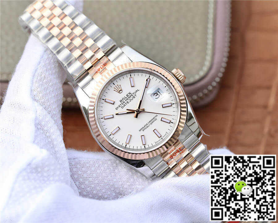 Replica R01ex Datejust M126231-0017 36MM 1:1 Best Edition GM Factory White Dial