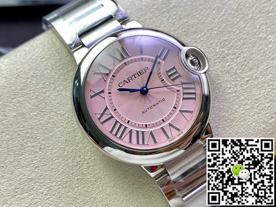 Replica Ballon Bleu De Ca*t1er 36MM WSBB0007 1:1 Best Edition 3K Factory Pink Dial