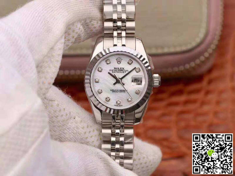 Replica R01ex Lady Datejust 28MM 1:1 Best Edition Swiss NH05 Movement White Dial