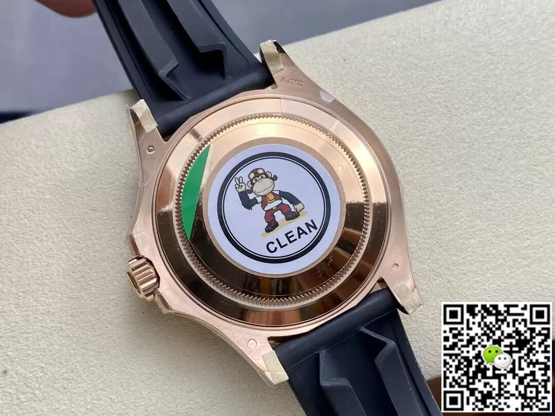 Replica R01ex Yacht Master M126655-0002 1:1 Best Edition Clean Factory Rose Gold