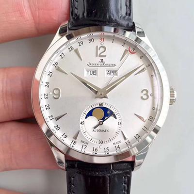 Replica Jaeger-LeCoultre Master Calendar 1558420 OM Factory Men Watches 1:1 Best Edition Swiss ETA866 Silver Dial