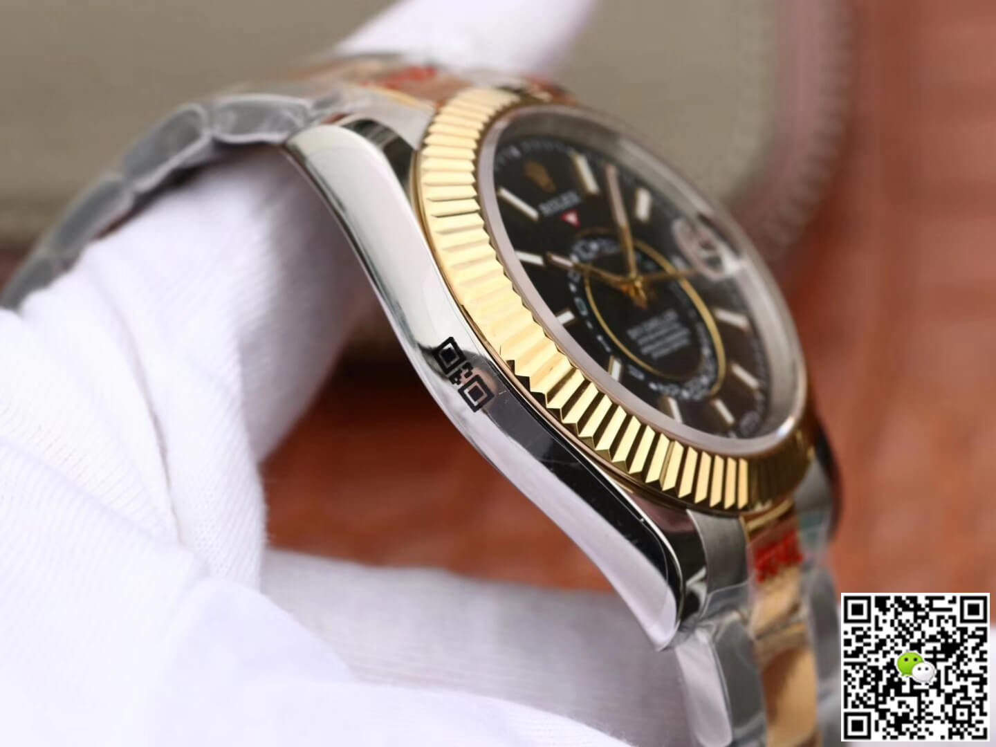 Replica R01ex Sky Dweller M326933-0002 1:1 Best Edition Noob Factory Black Dial