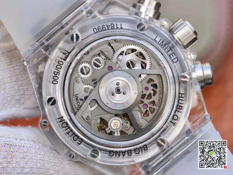 Replica Hublot Big Bang Unico 411.JX.4802.RT Mechanical Watches 1:1 Best Edition Swiss ETA1242 Rubber Strap