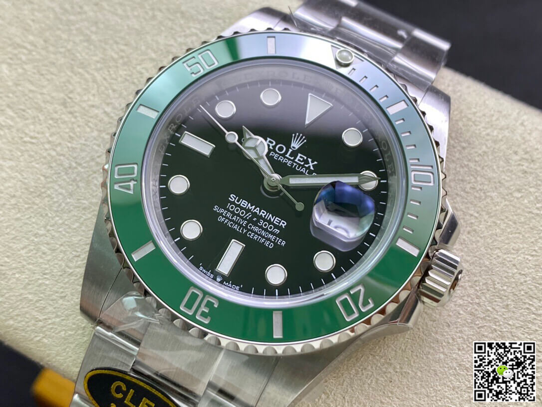R01ex Submariner Replica 126610 41MM 1:1 Best Edition Clean Factory Green Bezel