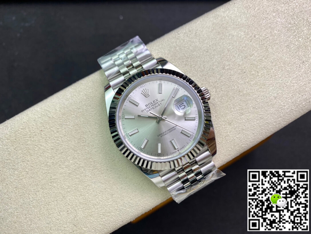 Replica R01ex Datejust M126334-0004 1:1 Best Edition Clean Factory Silver Dial