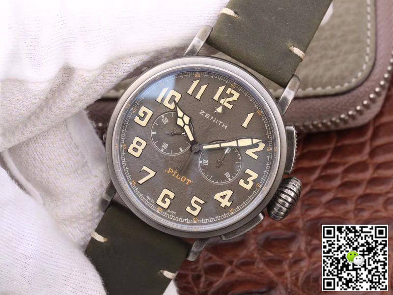Replica Zenith Heritage Pilot 11.2430.4069/21.C773 XF Factory 1:1 Best Edition Swiss ETA7750