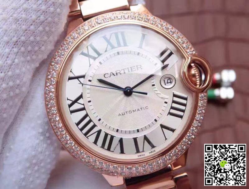 Replica Ballon Bleu De Ca*t1er WE9009Z8 V6 Factory 1:1 Best Edition Swiss ETA9015 White Dial