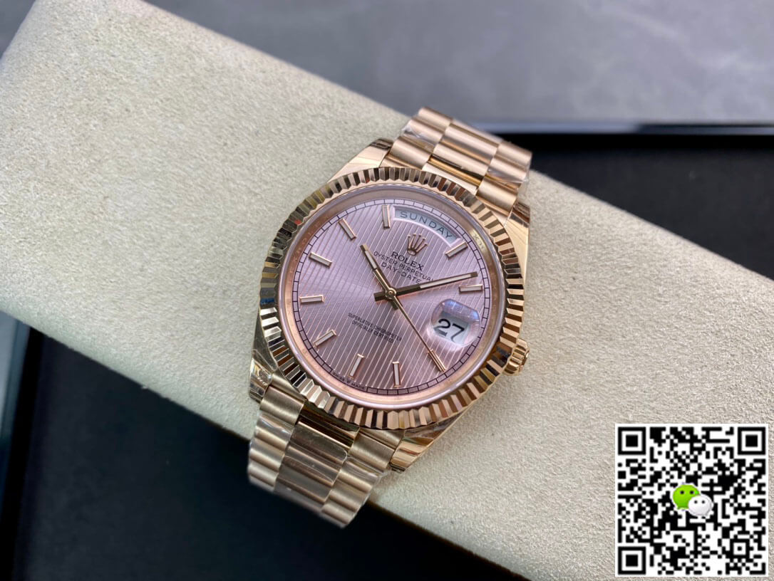 Replica R01ex Day Date M228235-0005 1:1 Best Edition EW Factory Rose Gold
