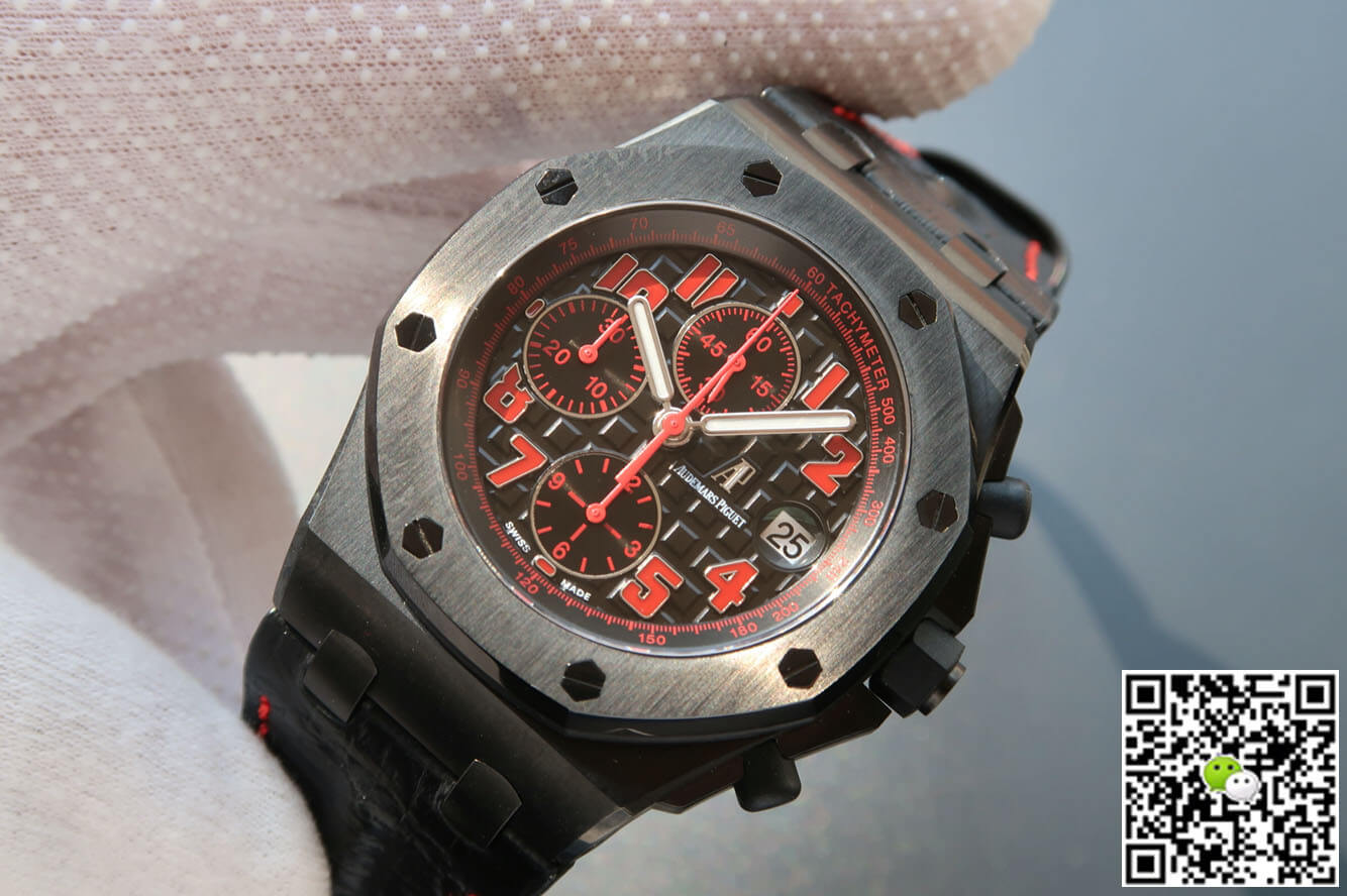 Replica Audemars P1g*et Royal Oak Offshore 26186SN.OO.D101CR.01 1:1 Best Edition JF Factory Black Dial