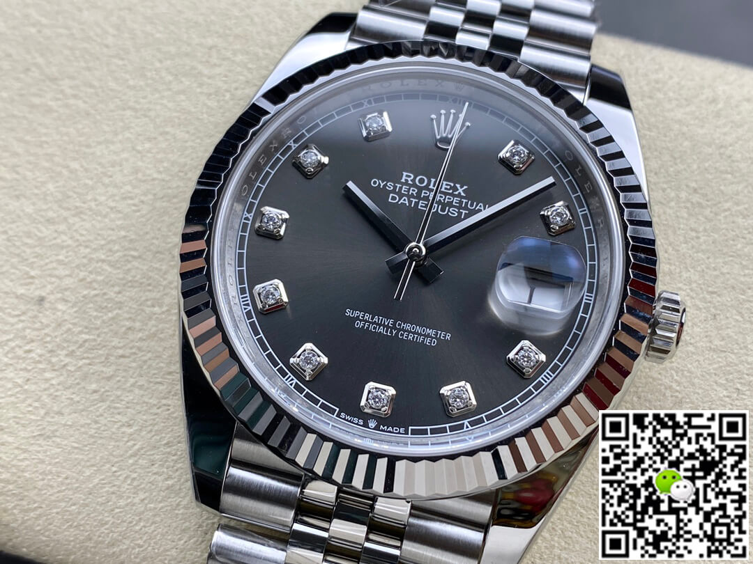 Replica R01ex Datejust M126334-0006 1:1 Best Edition Clean Factory Gray Dial