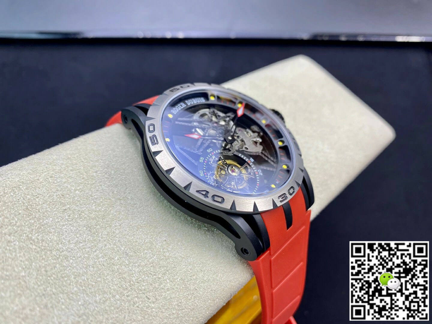 Replica Roger Dubuis Excalibur RDDBEX0549 1:1 Best Edition BBR Factory Tourbillon Skeleton Dial