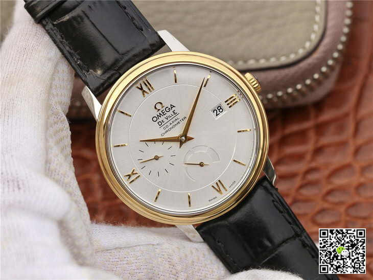 Replica 0me*ga De Ville 424.53.40.21.02.002 1:1 Best Edition ZF Factory Yellow Gold