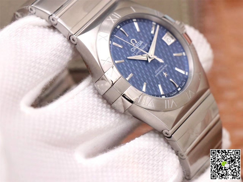 Replica 0me*ga Constellation 123.10.38.21.03.001 1:1 Best Edition VS Factory Blue Dial Swiss ETA8500