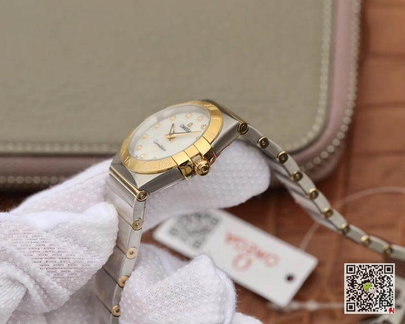 Replica 0me*ga Constellation 27mm Quartz Ladies 1371.71.00 TW Factory 1:1 Best Edition Swiss Eta Quartz 1376