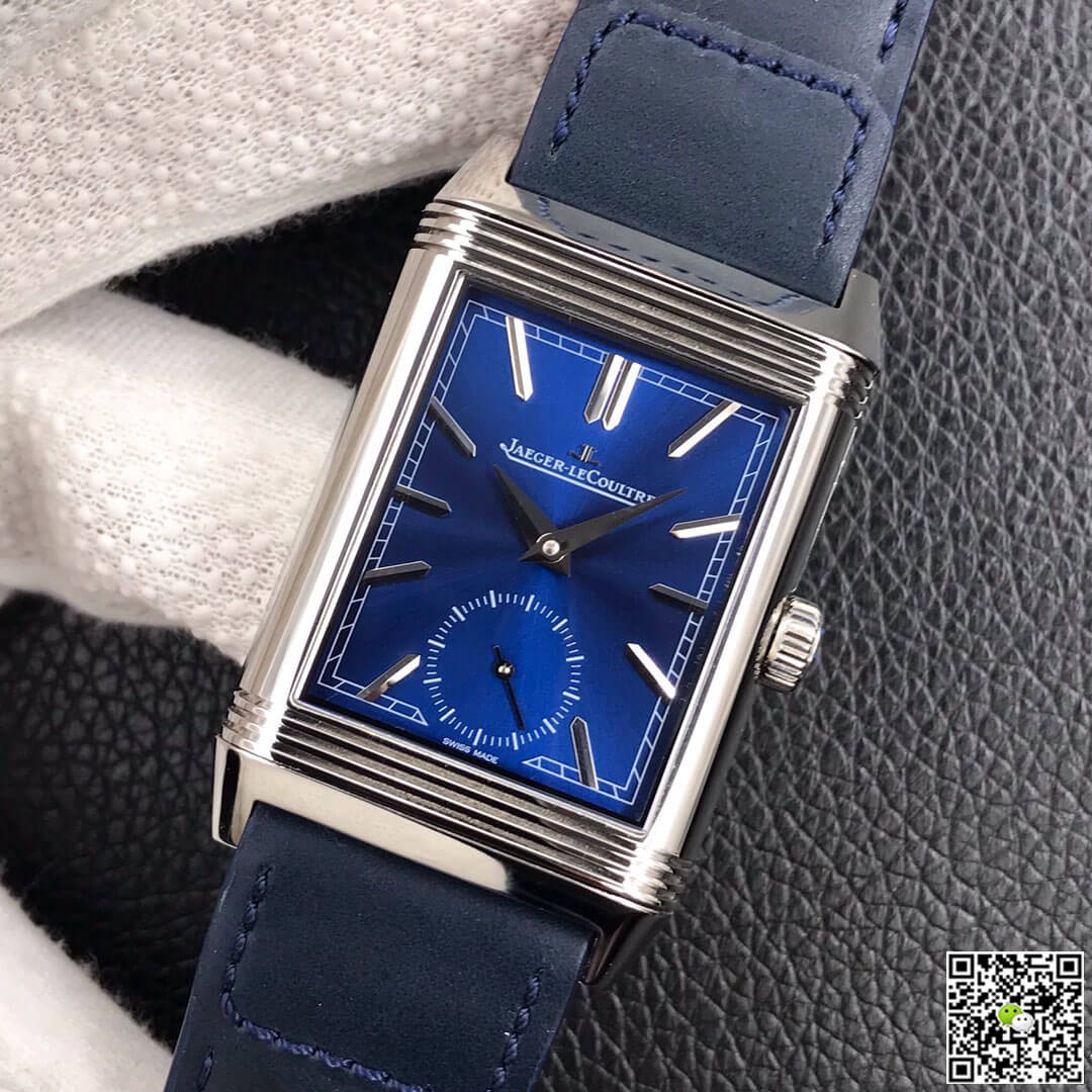 Jaeger Lecoultre Replica Reverso Flip 1:1 Best Edition MG Factory Stainless Steel Blue Dial