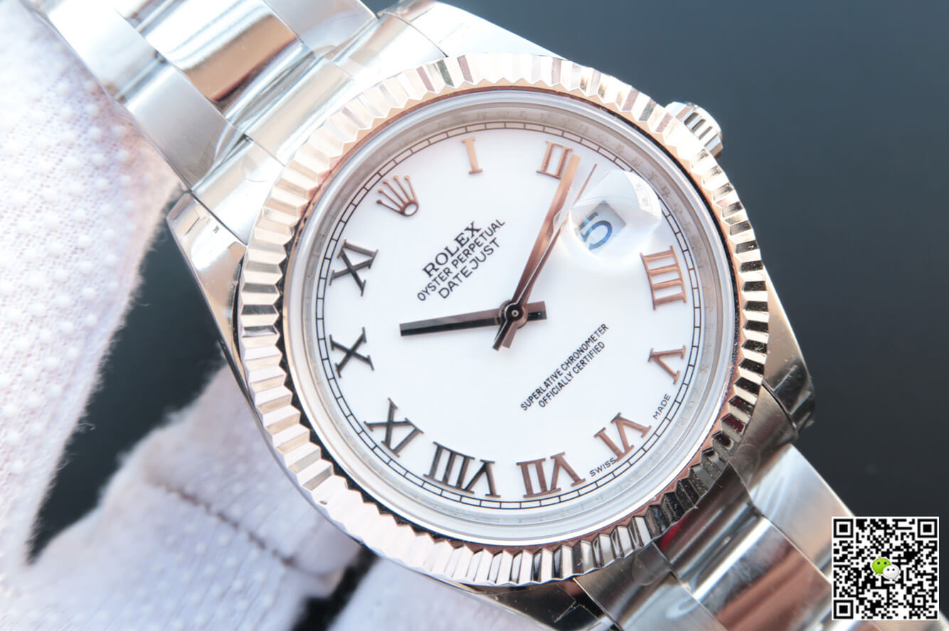 Replica R01ex Datejust M126334-0023 1:1 Best Edition EW Factory White Dial