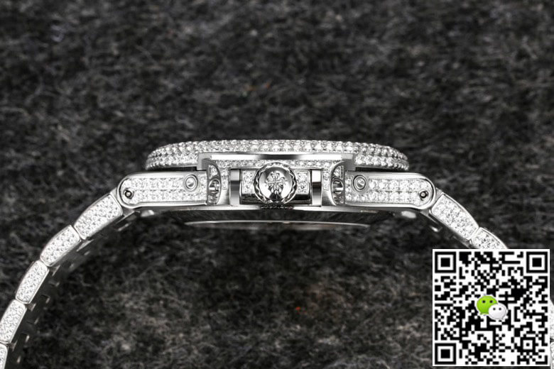 Replica Pat*k Phi1i*pe Nautilus 5726 1:1 Best Edition R8 Factory Gypsophila D1am0nd White Dial