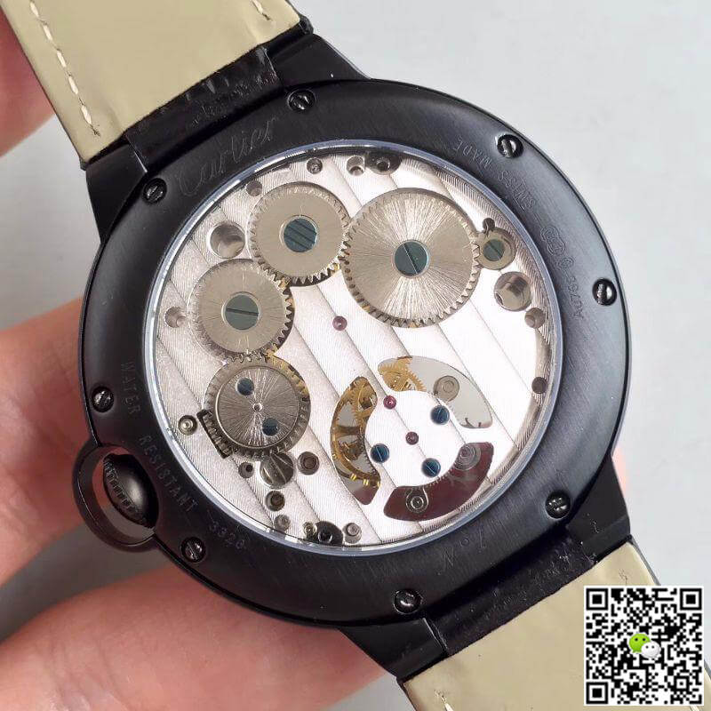 Replica Ballon Bleu De Ca*t1er Tourbillon Men Watches 1:1 Best Edition Swiss Tourbillon White Dial