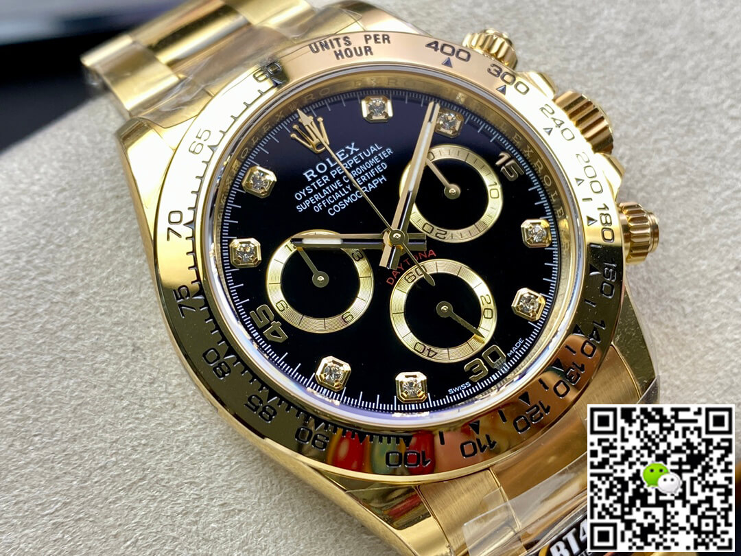 Replica R01ex Daytona M116508-0016 1:1 Best Edition BT Factory Black Dial