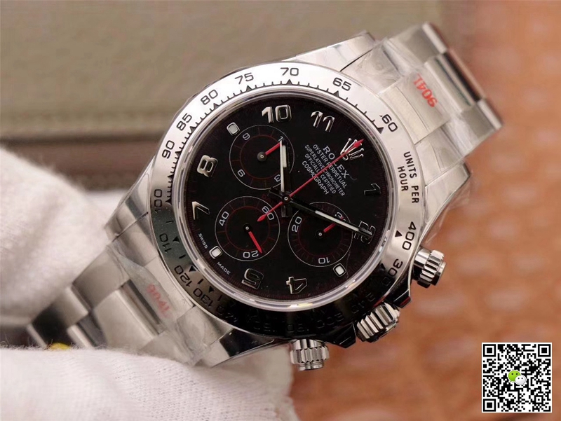 R01ex Daytona Replica Cosmograph 116509-78599 1:1 Best Edition Noob Factory Black Dial Swiss ETA4130
