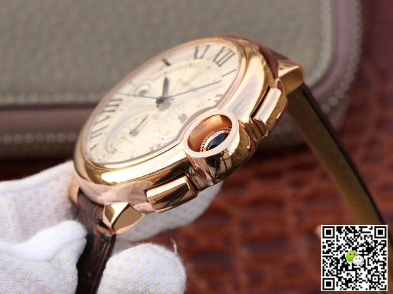 Replica Ballon Bleu De Ca*t1er W6920074 ZF Factory Men Watches 1:1 Best Edition Swiss ETA7750 White Textured Dial