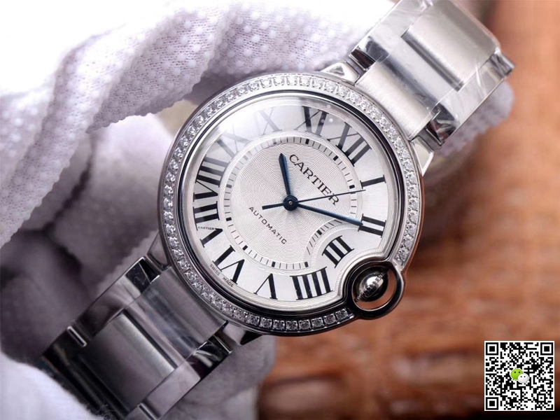 Replica Ca*t1er Ballon Bleu W4BB0017 1:1 Best Edition V6 Factory White Dial Swiss Movement