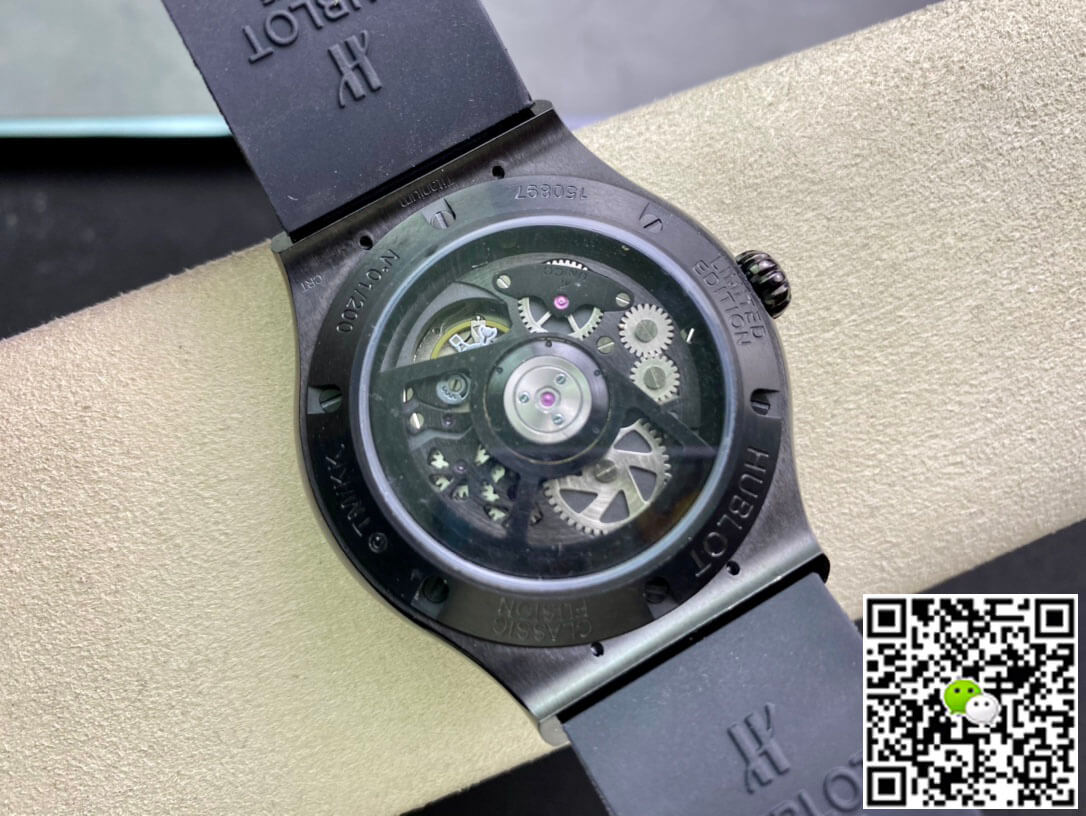Replica Hublot Classic Fusion Takashi Murakami 507.CX.9000.RX.TAK21 1:1 Best Edition Sunflower Black Dial