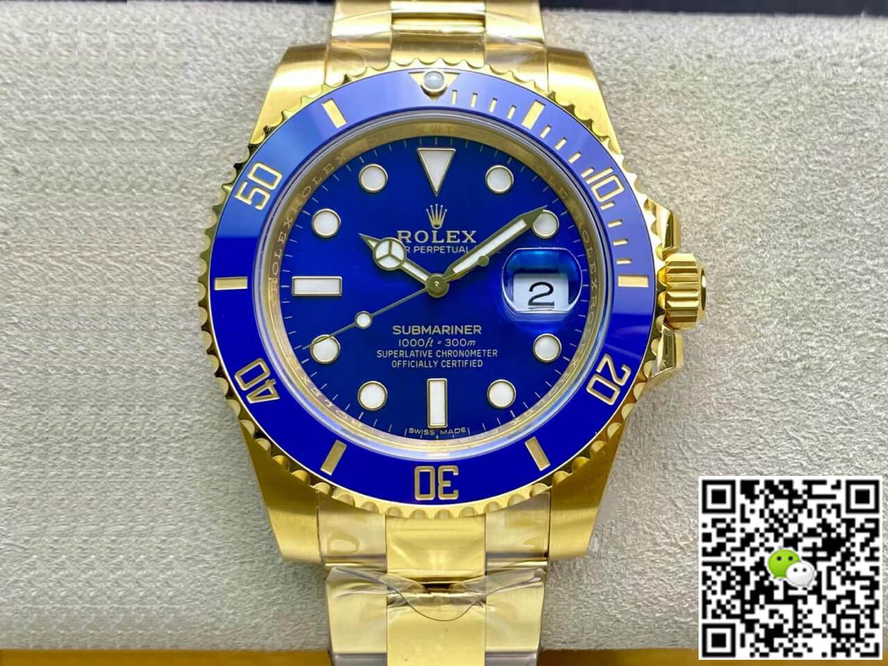R01ex Submariner Replica M116618LB-0003 1:1 Best Edition VS Factory Blue Dial