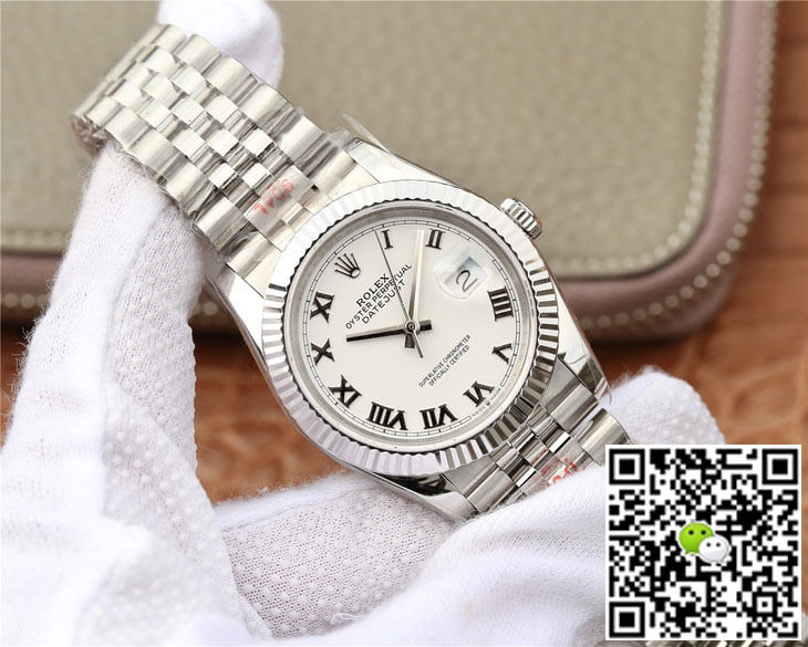 Replica R01ex Datejust M126234-0025 1:1 Best Edition GM Factory White Dial