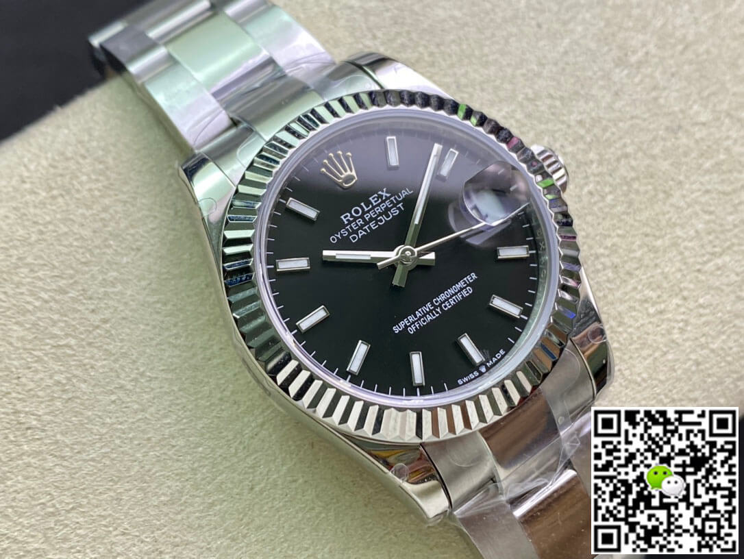 Replica R01ex Datejust M178274-0034 31MM 1:1 Best Edition EW Factory Black Dial