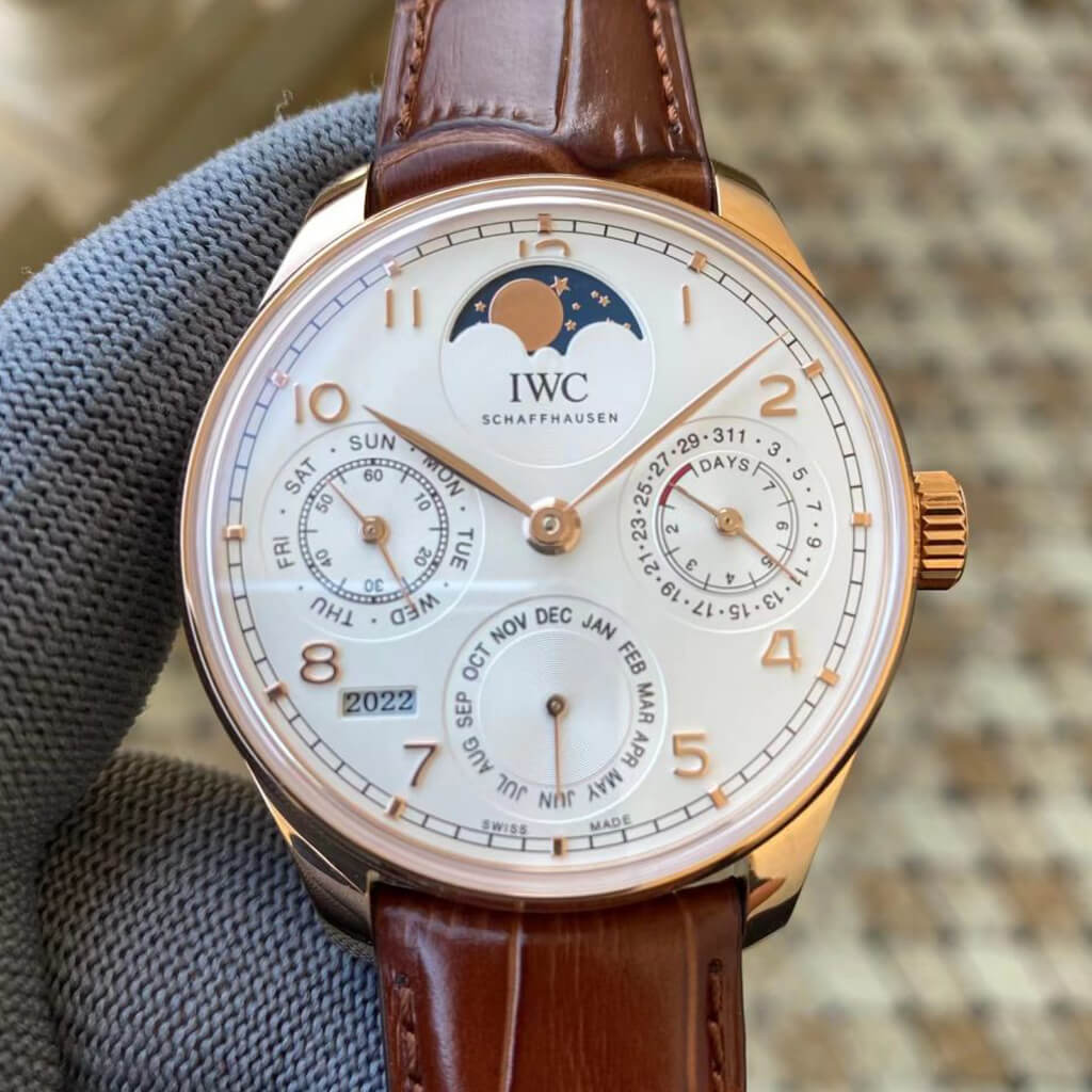 Replica IWC Portuguese Perpetual Calendar IW503302 1:1 Best Edition APS Factory Red Gold