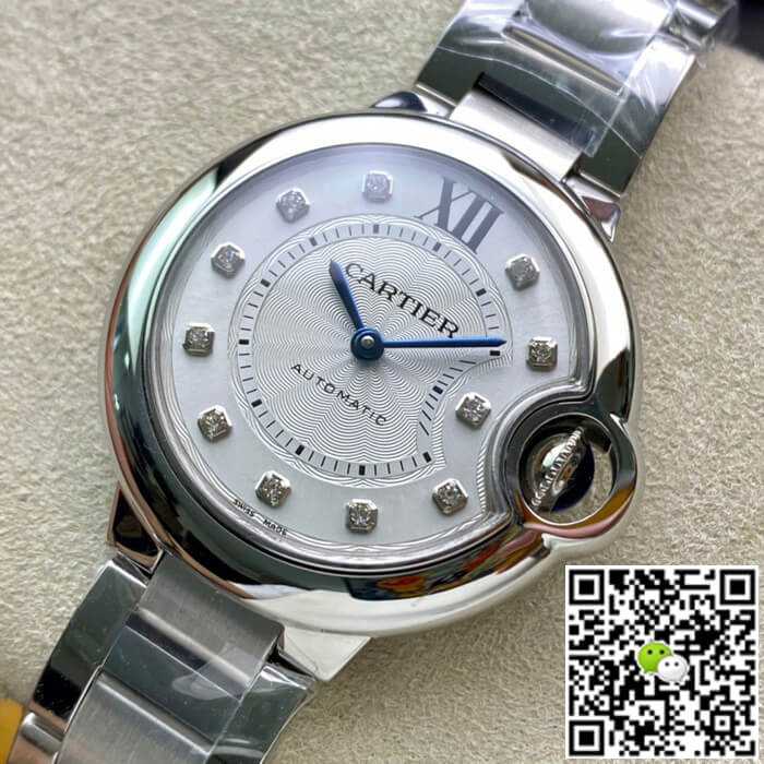 Replica Ballon Bleu De Ca*t1er WE902074 33MM 1:1 Best Edition V6 Factory White Dial